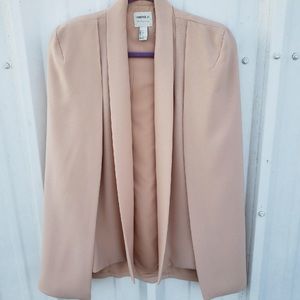 Blush Cape Blazer